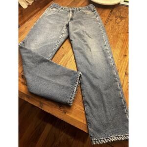 Vintage LL Bean Men’s 34x33 Double L Jeans Classic Fit Fleece-Lined Straight Leg